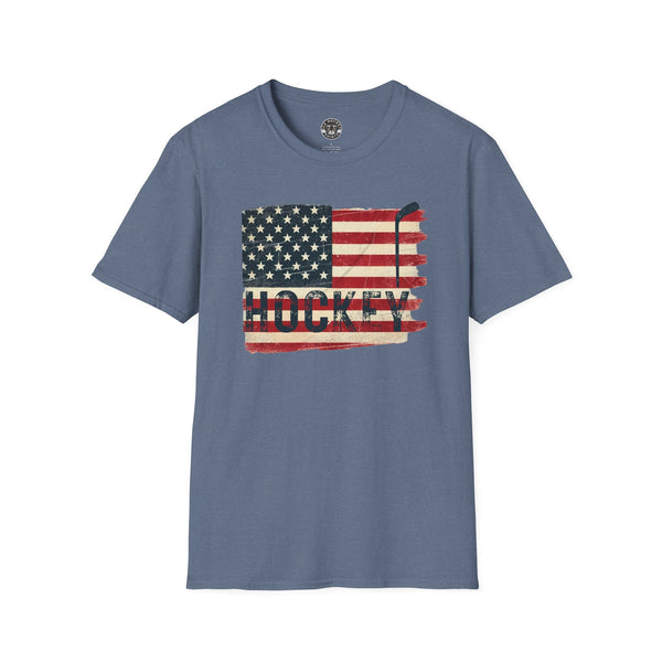 USA Hockey T-Shirt | Vintage Style Hockey Shirt