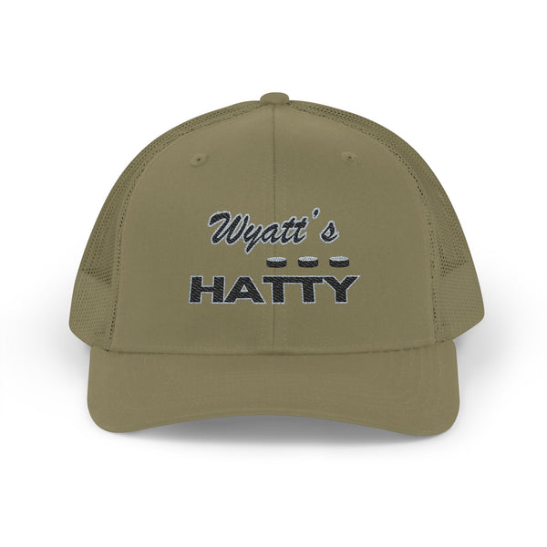 Personalized Hatty Trucker Cap - Retro Embroidered Snapback Hat