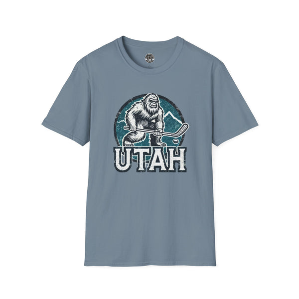 Utah Yeti Hockey Shirt | Vintage Style Hockey T-Shirt