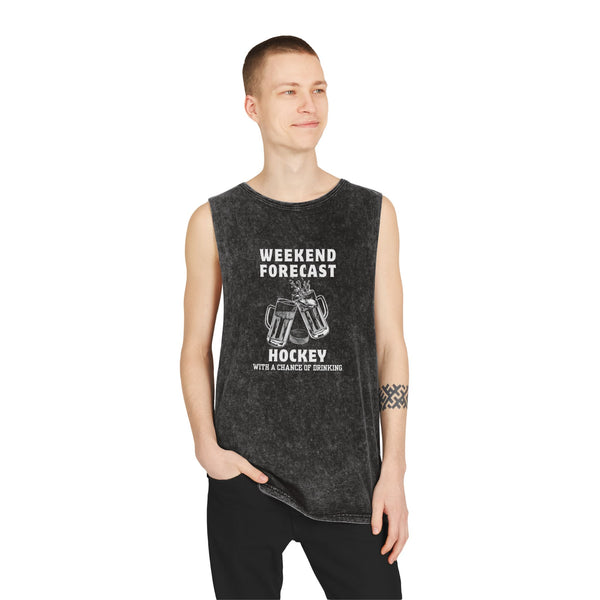 Weekend Forecast, Hockey with a Chance of Beer Tank Top