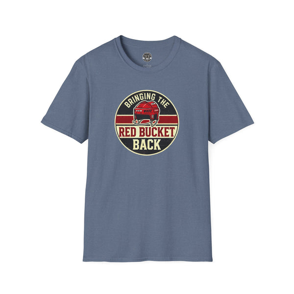 Old CCM Helmet Shirt - Bringing the Red Bucket Back (Old CCM Helmet)