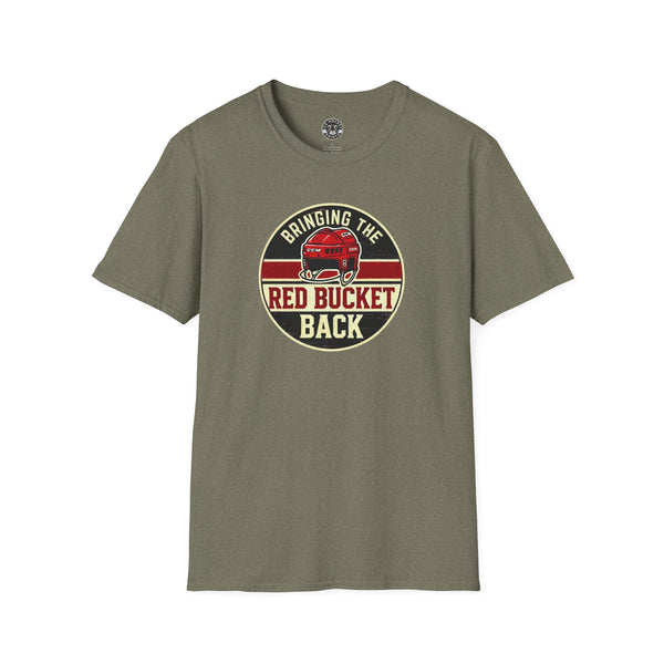 Old CCM Helmet Shirt - Bringing the Red Bucket Back (Old CCM Helmet)