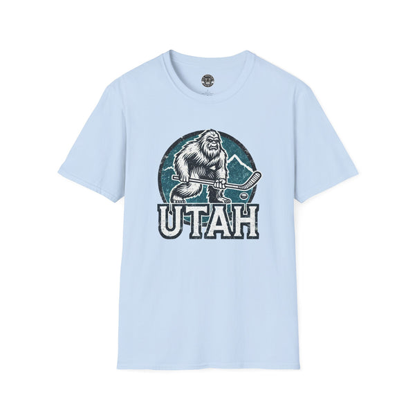 Utah Yeti Hockey Shirt | Vintage Style Hockey T-Shirt