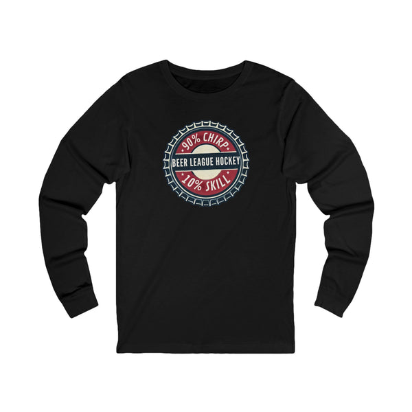 Vintage Hockey Long Sleeve T-Shirt - 90% Chirp 10% Skill