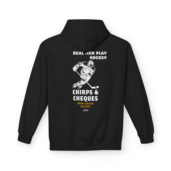 Hockey Fans Chirps & Cheques Soft Fleece Hoodie