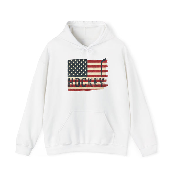 USA Hockey Sweatshirt Hoodie | Vintage American Flag