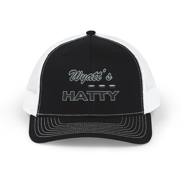 Personalized Hatty Trucker Cap - Retro Embroidered Snapback Hat
