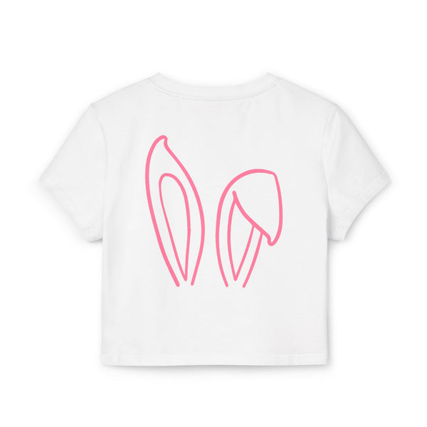 Puck Bunny Women's Hockey Fan Cropped Tee