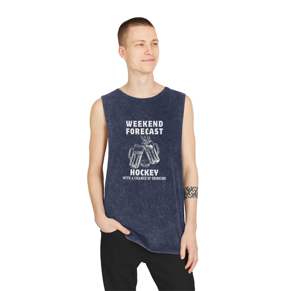 Weekend Forecast, Hockey with a Chance of Beer Tank Top