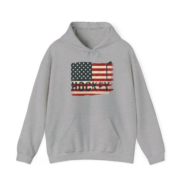 USA Hockey Sweatshirt Hoodie | Vintage American Flag