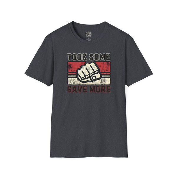 Took Some Gave More Shirt | Vintage Style Hockey T-Shirt - Clean Version
