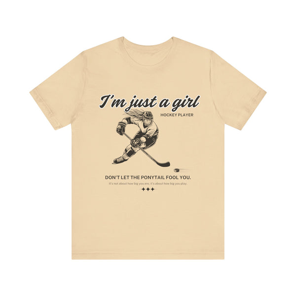 I'm Just a Girl Hockey Player T-Shirt