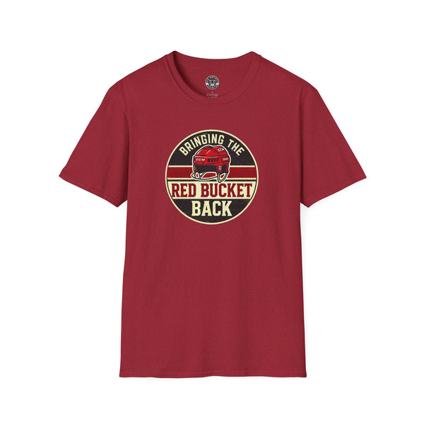 Old CCM Helmet Shirt - Bringing the Red Bucket Back (Old CCM Helmet)