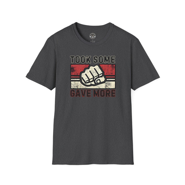 Took Some Gave More Shirt | Vintage Style Hockey T-Shirt - Clean Version