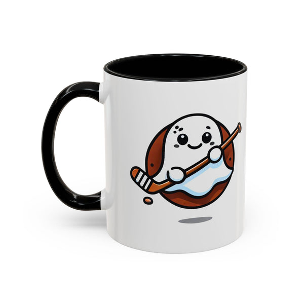 Cute Hockey Ghost - Accent Coffee Mug - 11oz | 15 oz