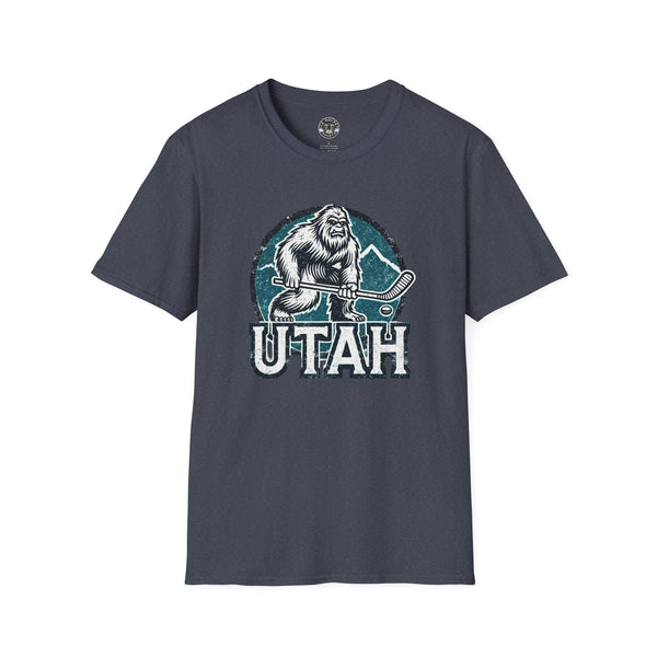 Utah Yeti Hockey Shirt | Vintage Style Hockey T-Shirt