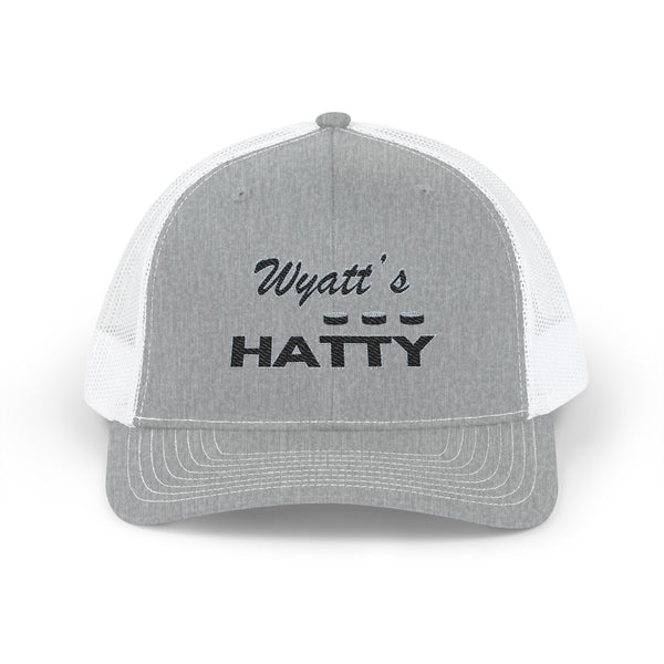 Personalized Hatty Trucker Cap - Retro Embroidered Snapback Hat