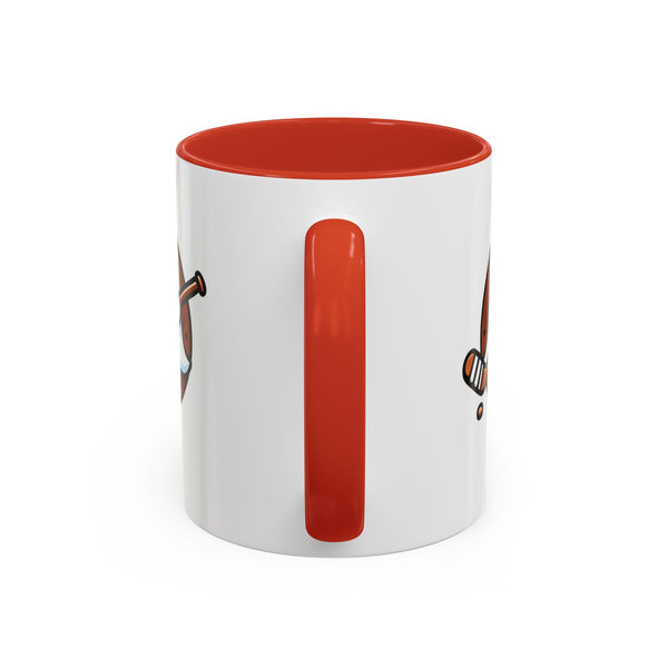 Cute Hockey Ghost - Accent Coffee Mug - 11oz | 15 oz